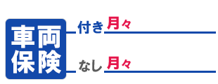 自動車保険料の目安